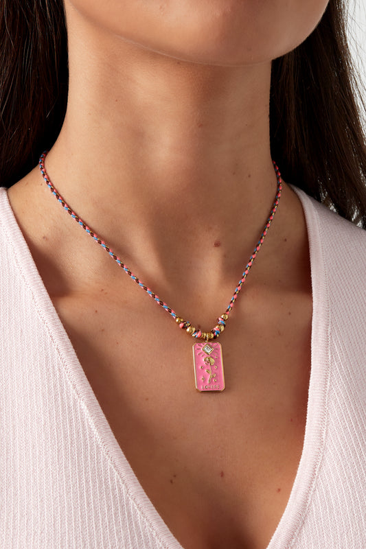 Necklace roses & roll