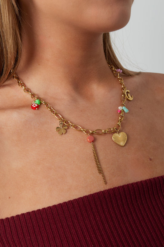 charm necklace loop dreams