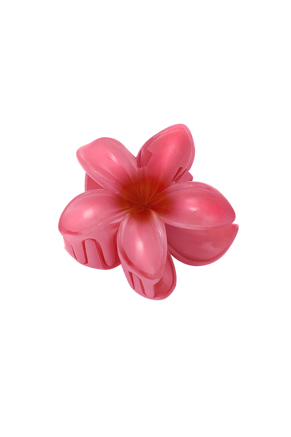 Hair clip with gradient flower Hawaii love