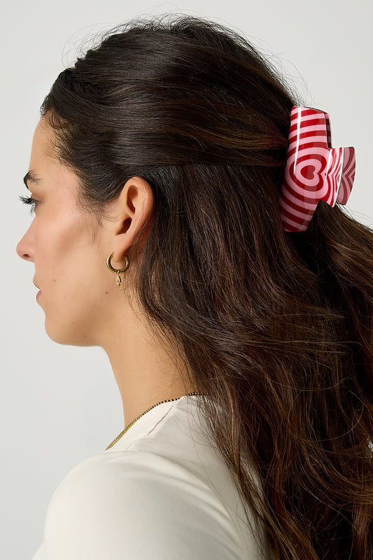 Hair Clips Heart Casual Imitation Acetate sheet Valentine's Day Accessories