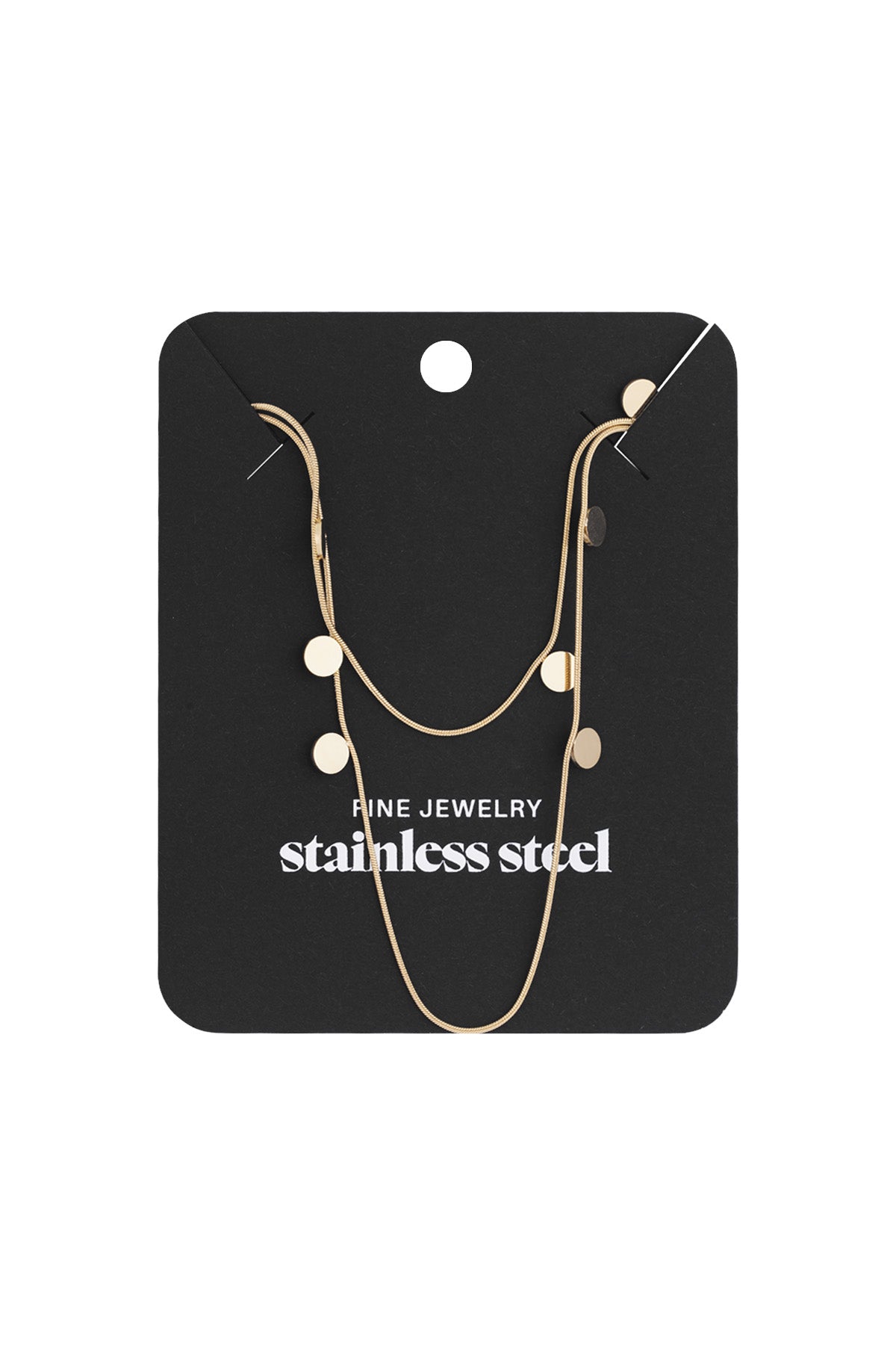 double necklace coins