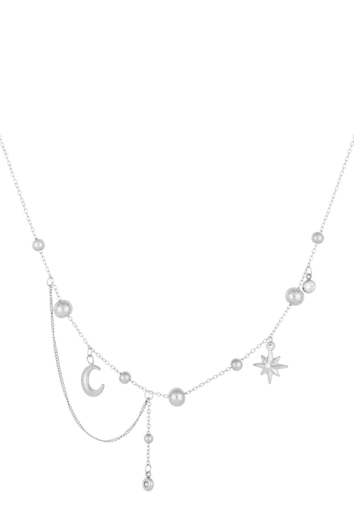 necklace trendy moon