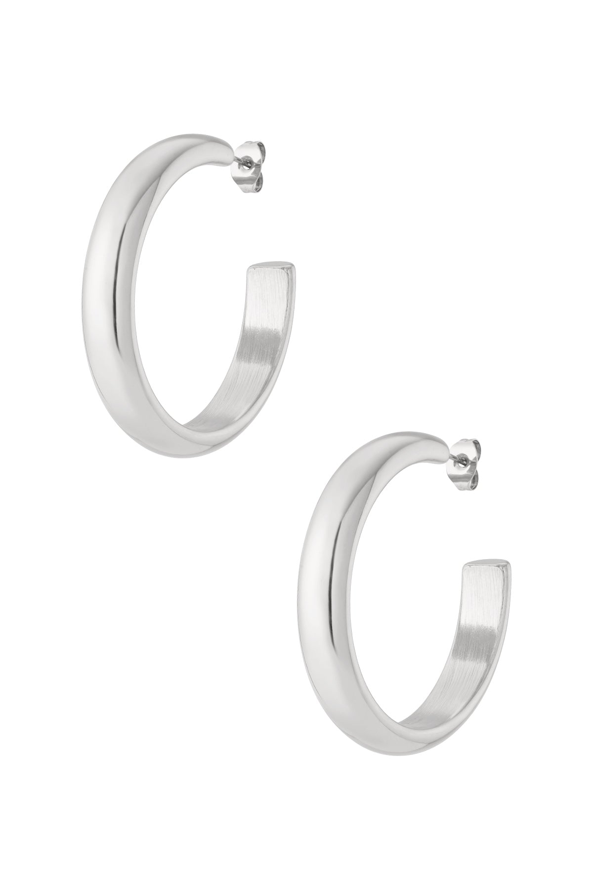 Halo hoop earrings