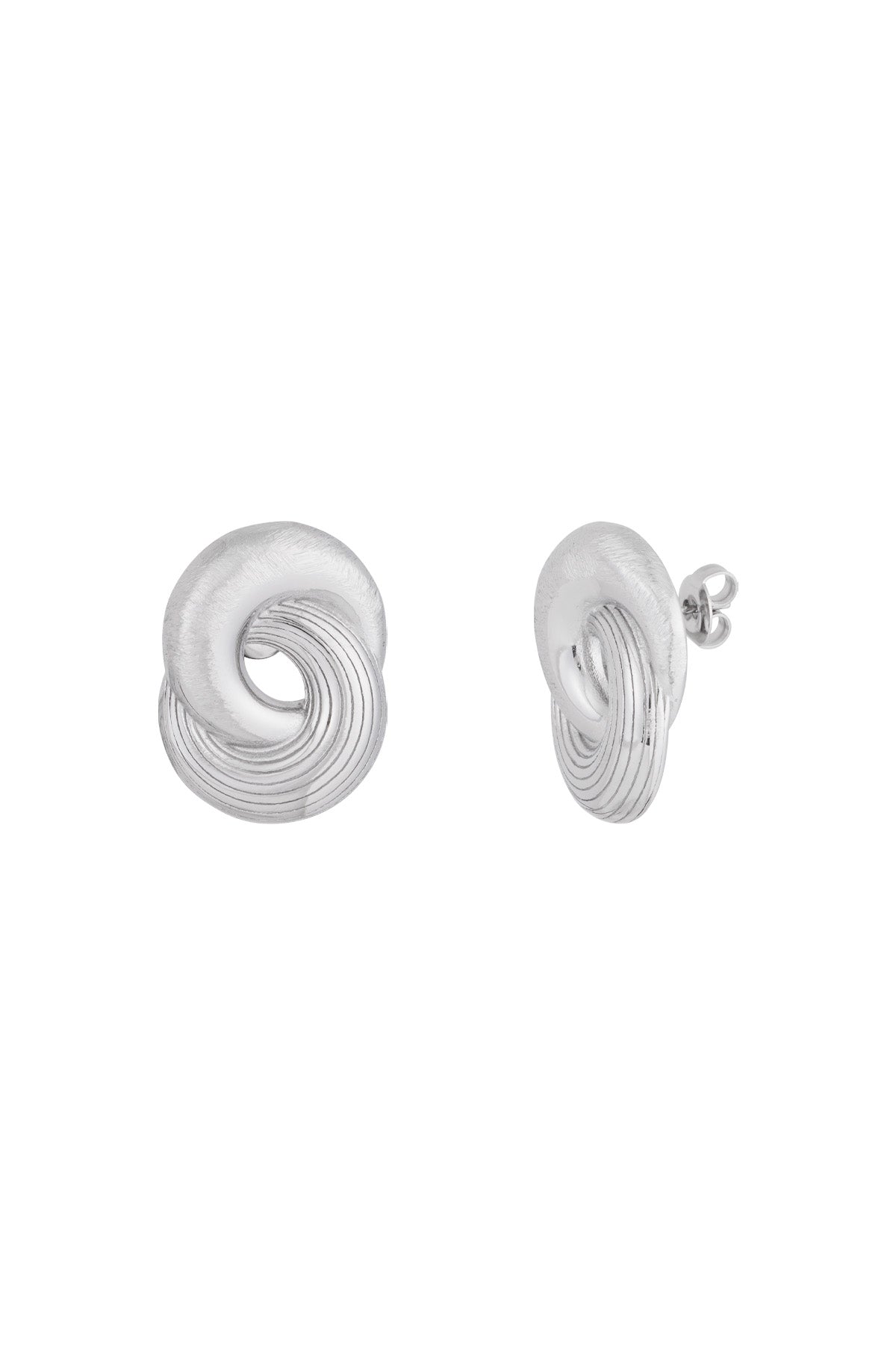 infinity twist earrings