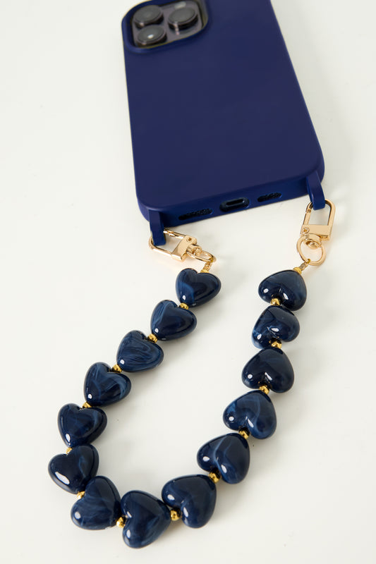 hartjes acryl telefoonkoord