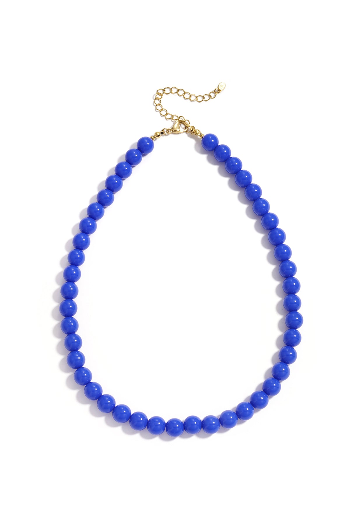 Necklace with medium beads-10mm