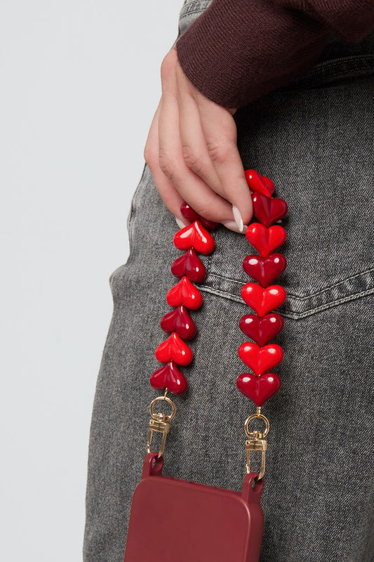 dubbele hartjes telefoonkoord