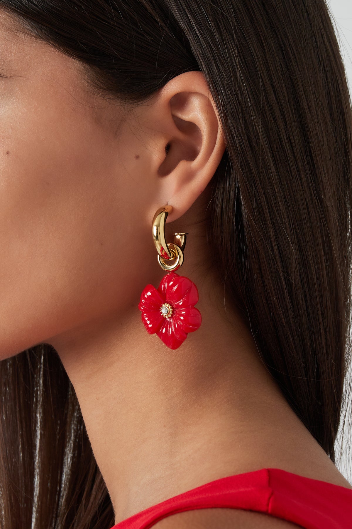 crazy flower earrings