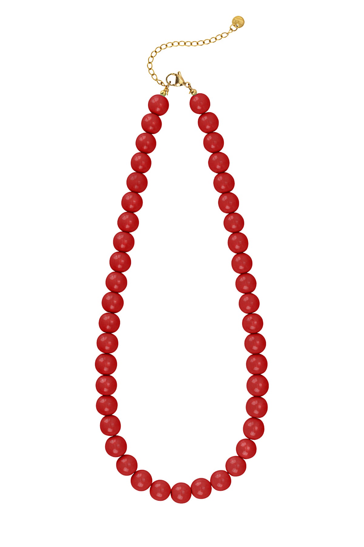Necklace with medium beads-10mm