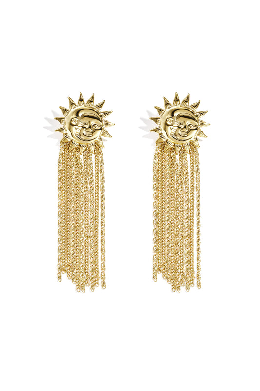 Stainless Steel Dangle Earrings sun Casual Daily Simple Series Women's jewelry