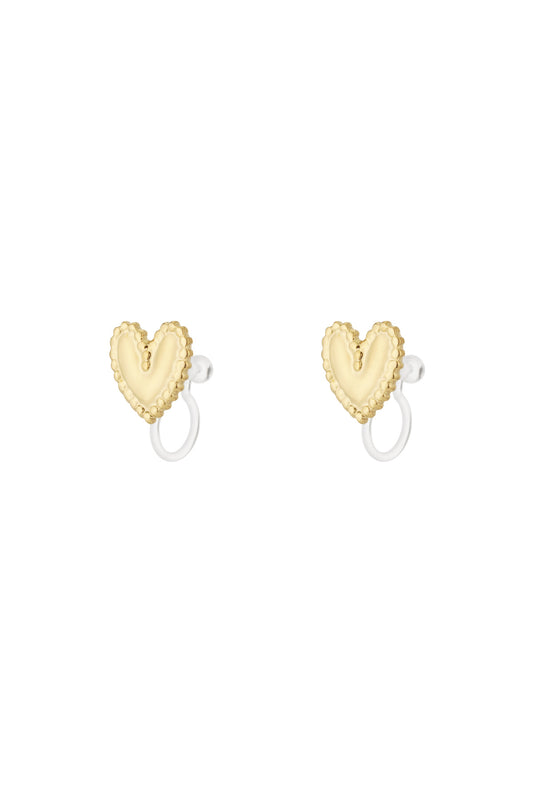 Heart Clip Earrings