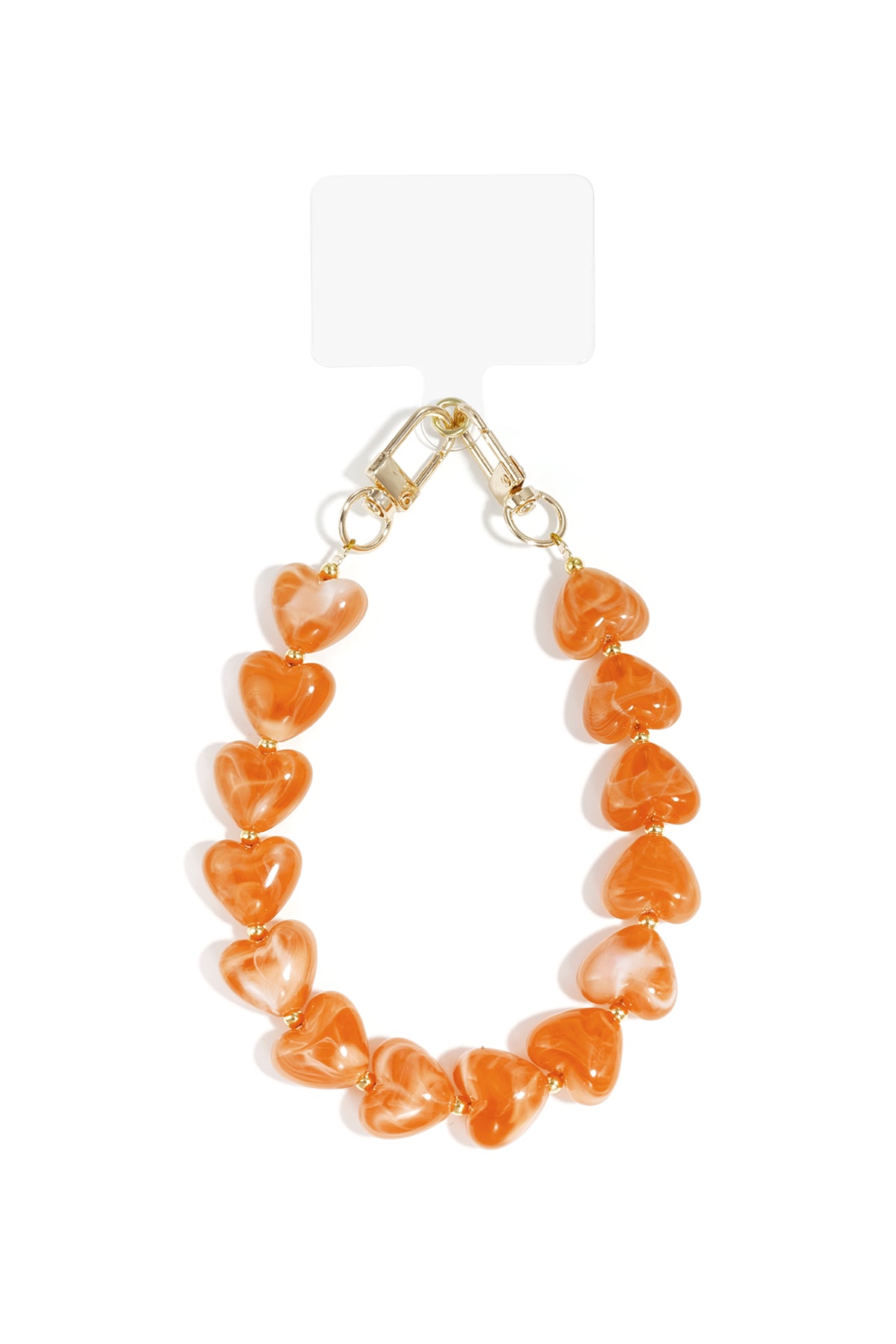 hartjes acryl telefoonkoord