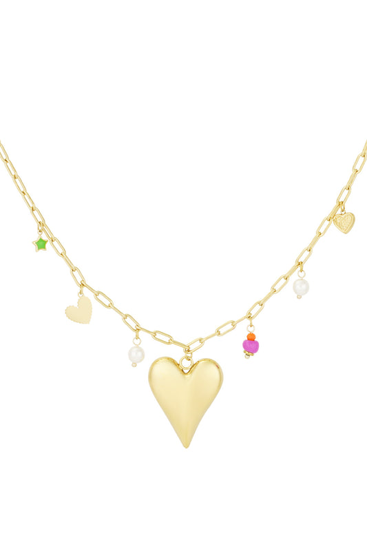 charm necklace love moment