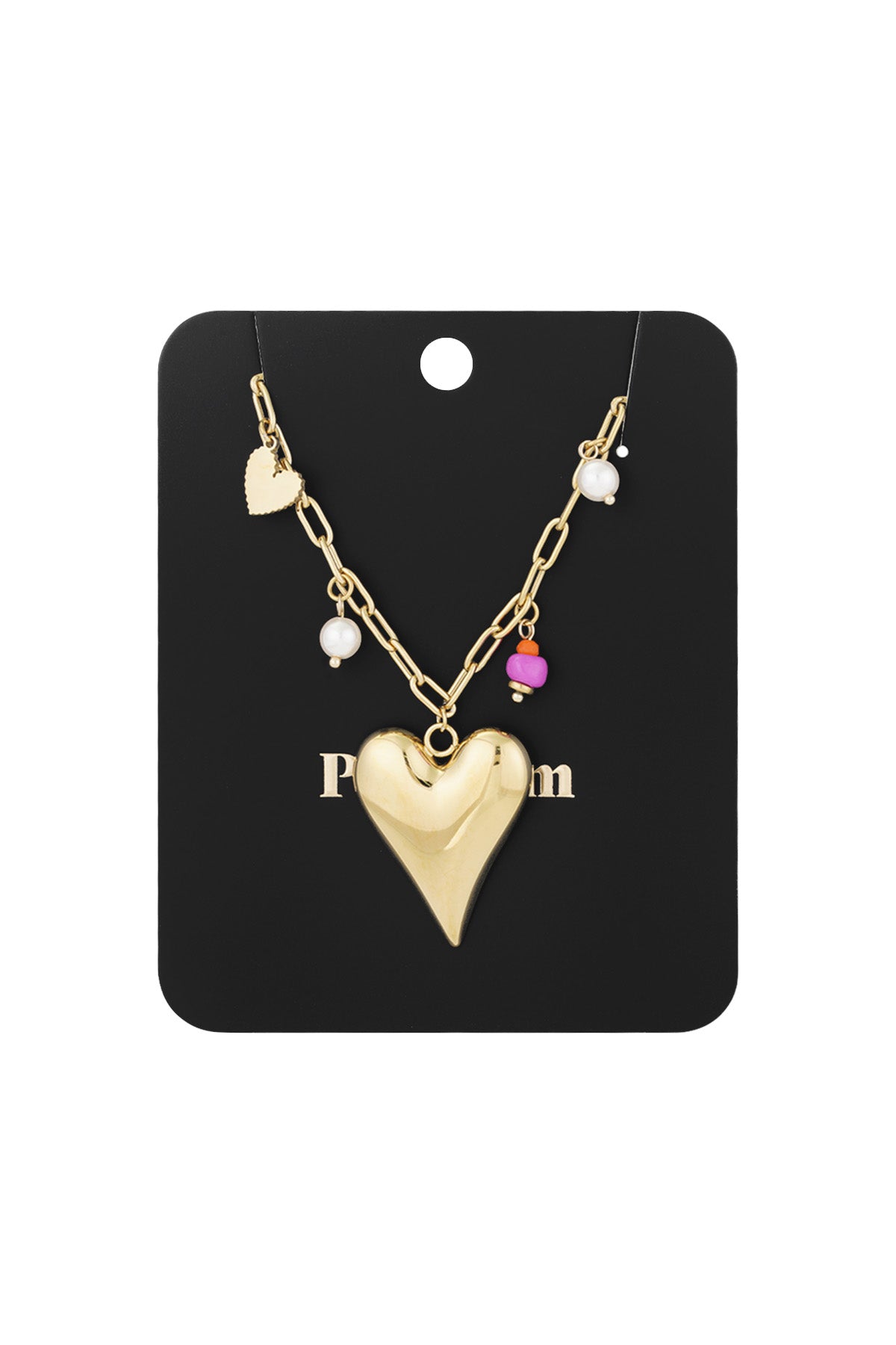 charm necklace love moment