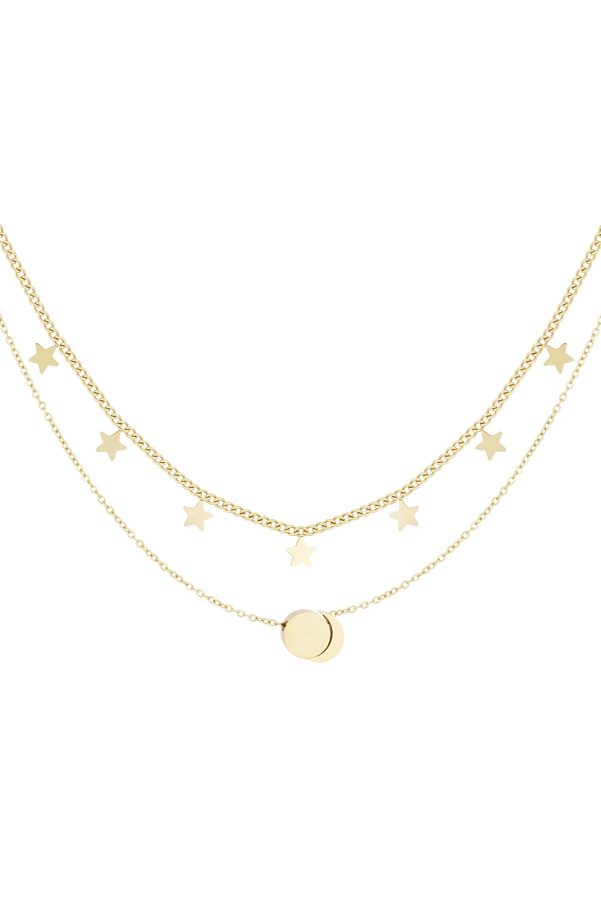 double star necklace