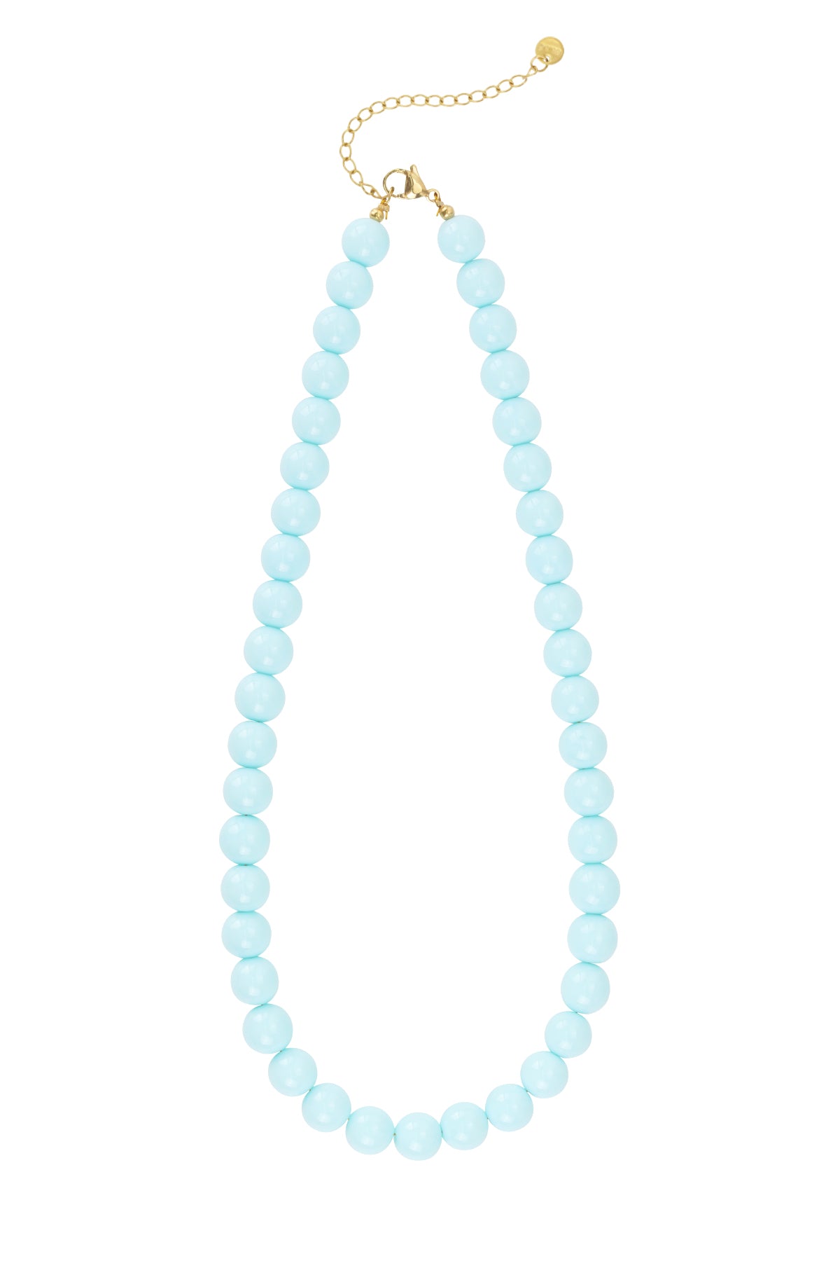 Necklace with medium beads-10mm