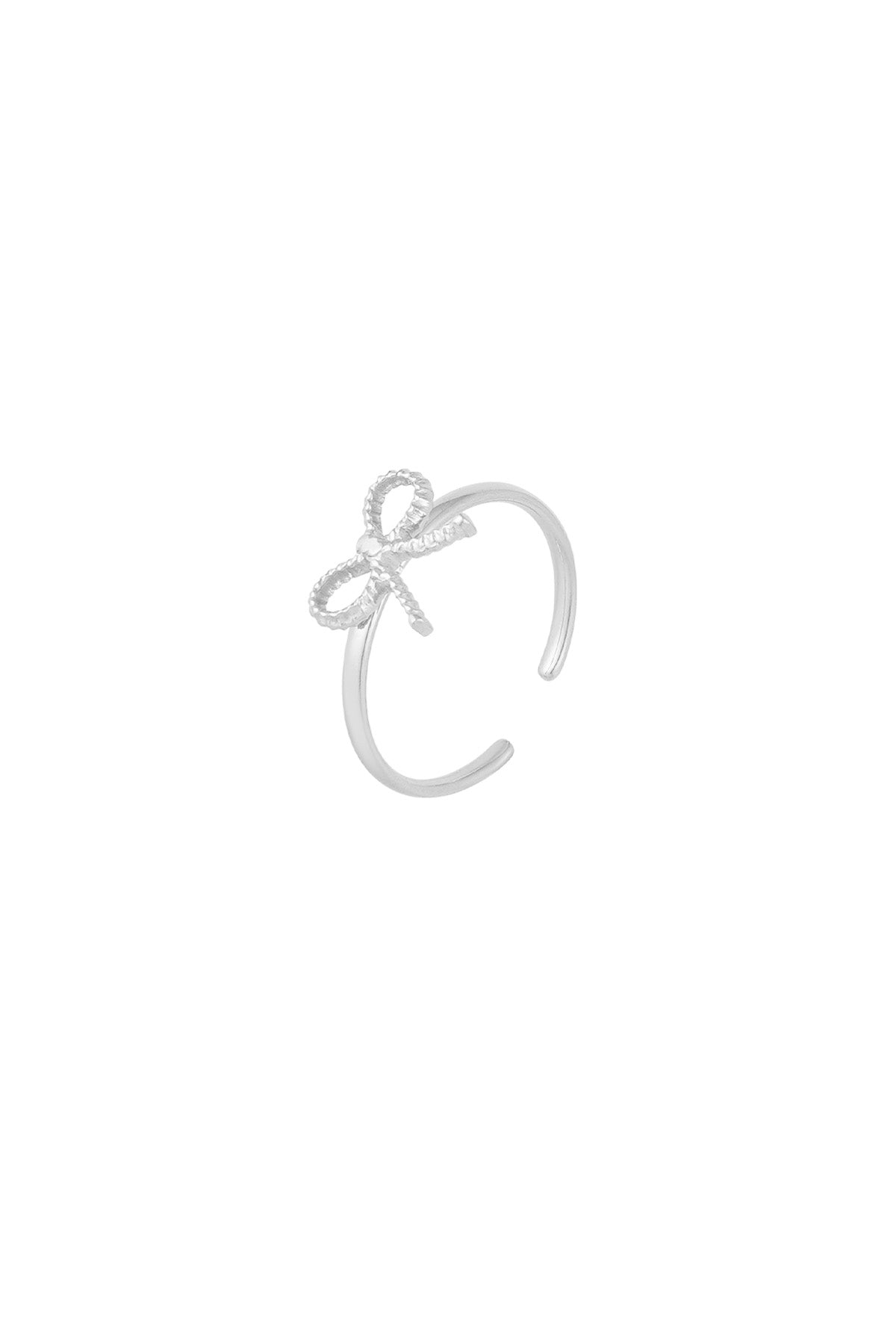 Ring bow basic - Silver Color color