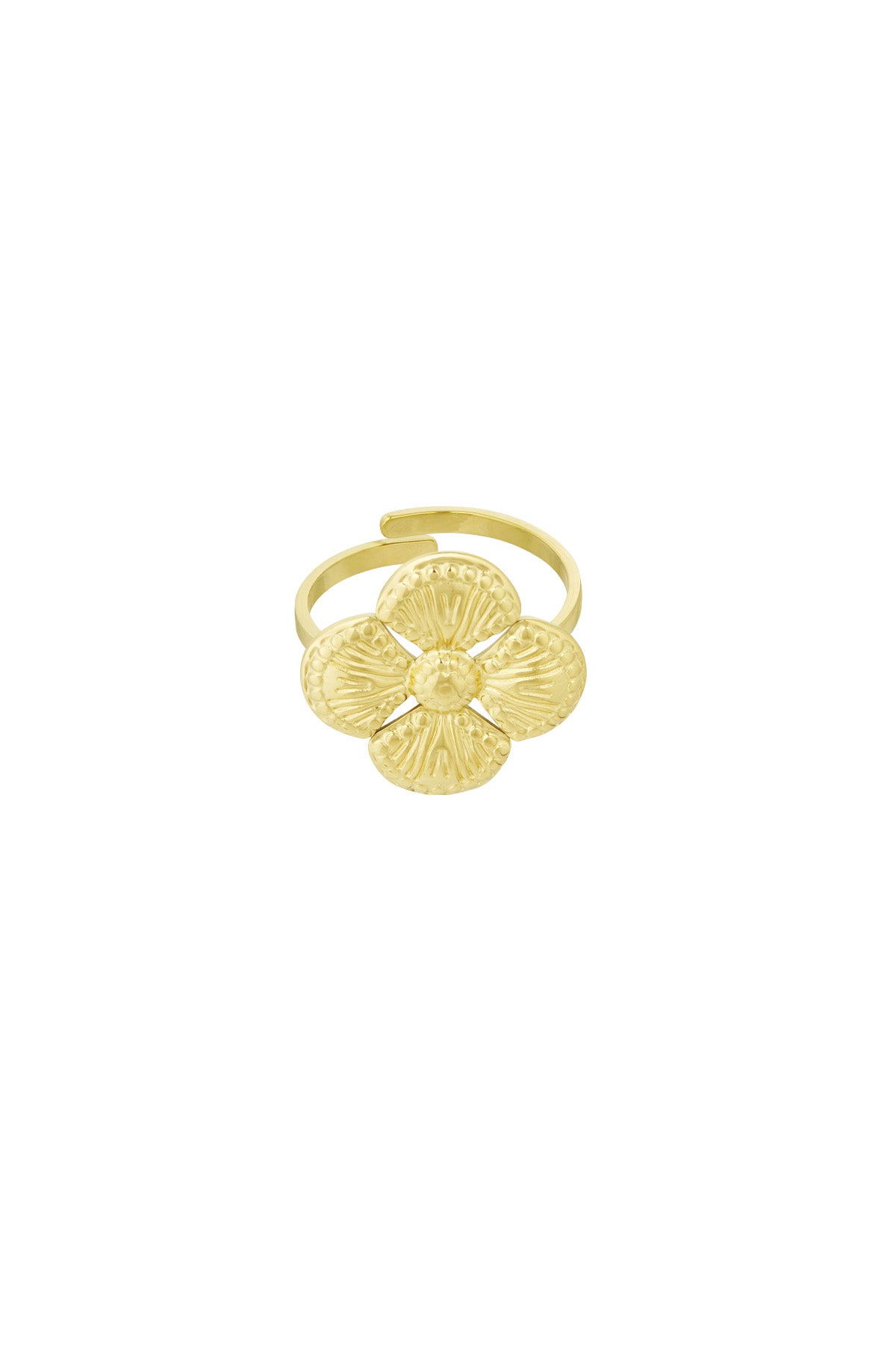 Ring luxury clover - ring