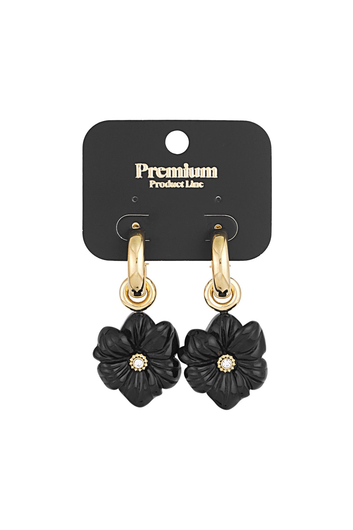 crazy flower earrings