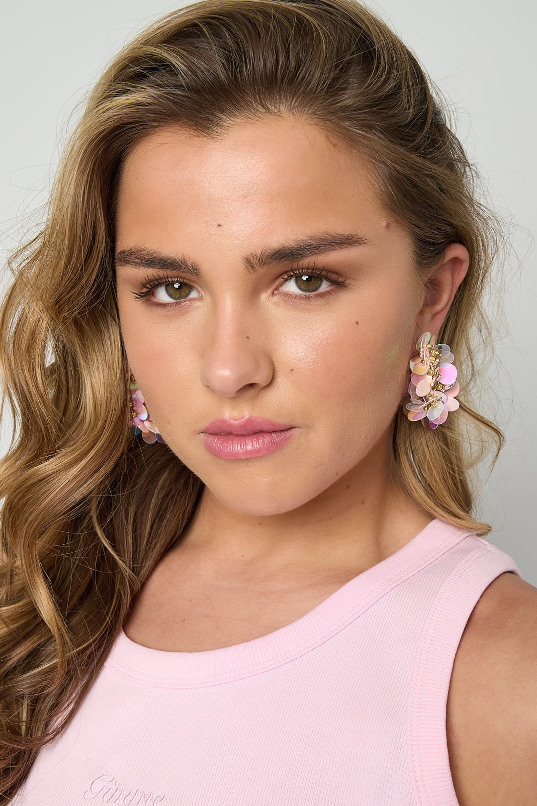 Copper Hoop Earrings Geometric Casual Daily Simple Series Women's jewelry