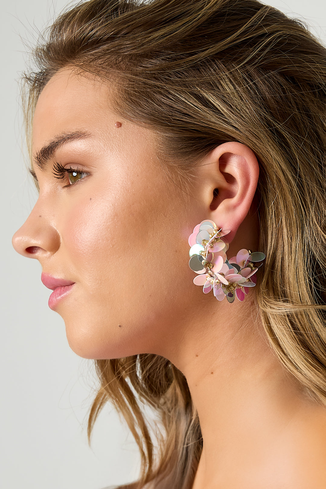 Copper Hoop Earrings Geometric Casual Daily Simple Series Women's jewelry