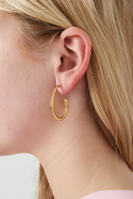 Endless hoop Clip Earrings
