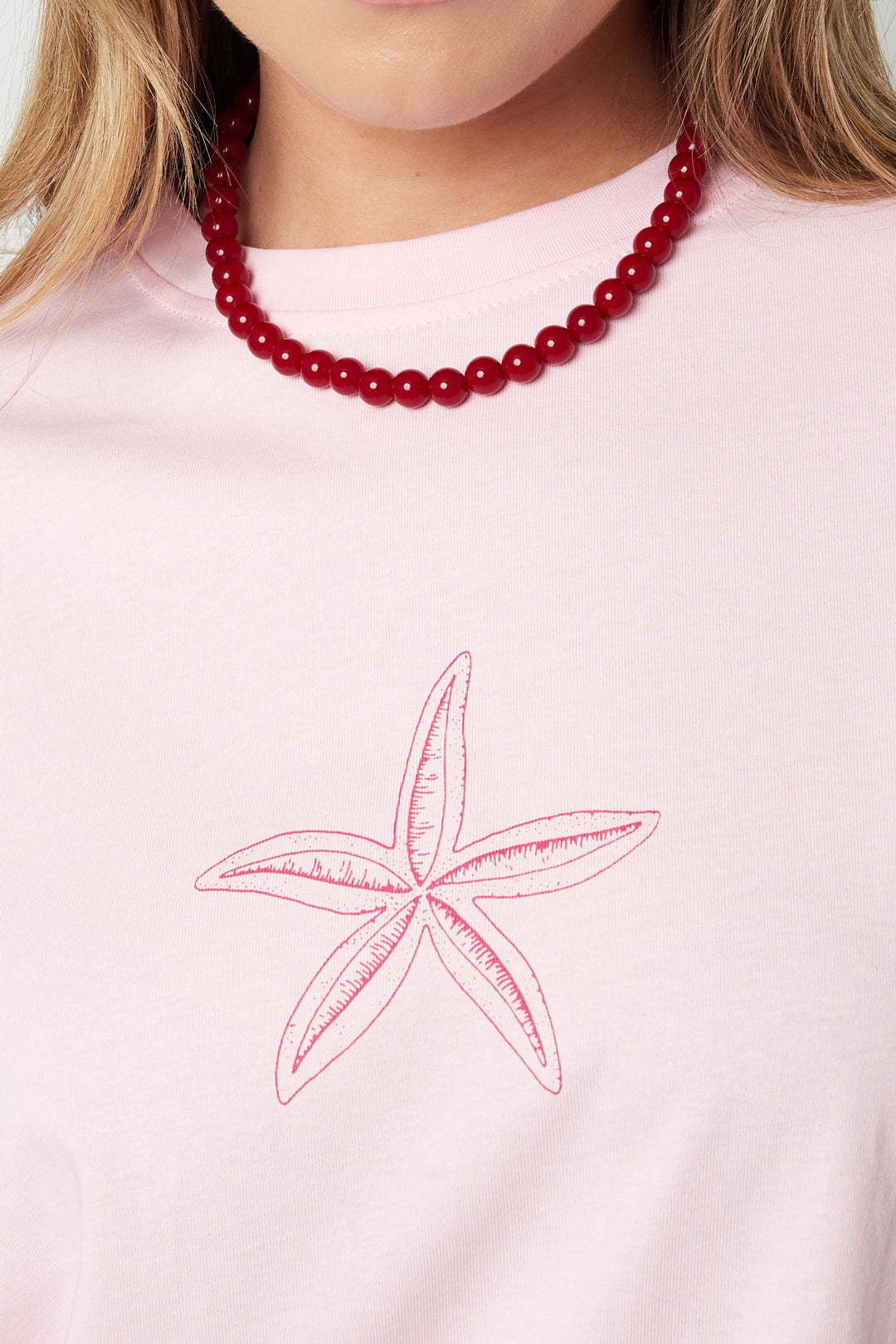 Necklace with medium beads-10mm