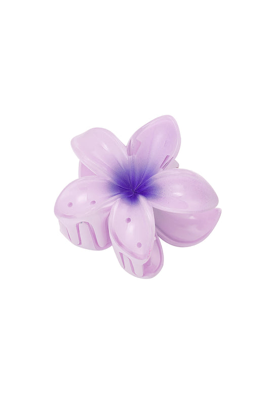 Hair clip with gradient flower Hawaii love