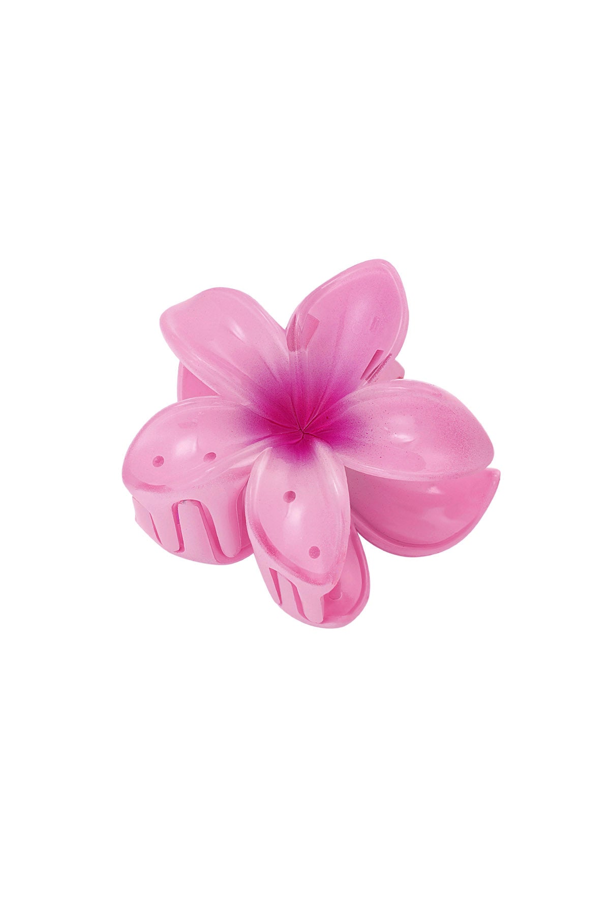 Hair clip with gradient flower Hawaii love