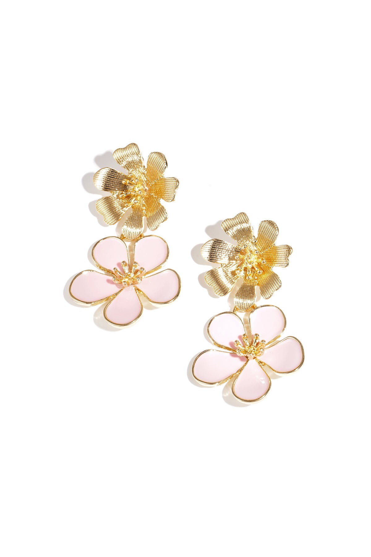 earrings 2 times flower