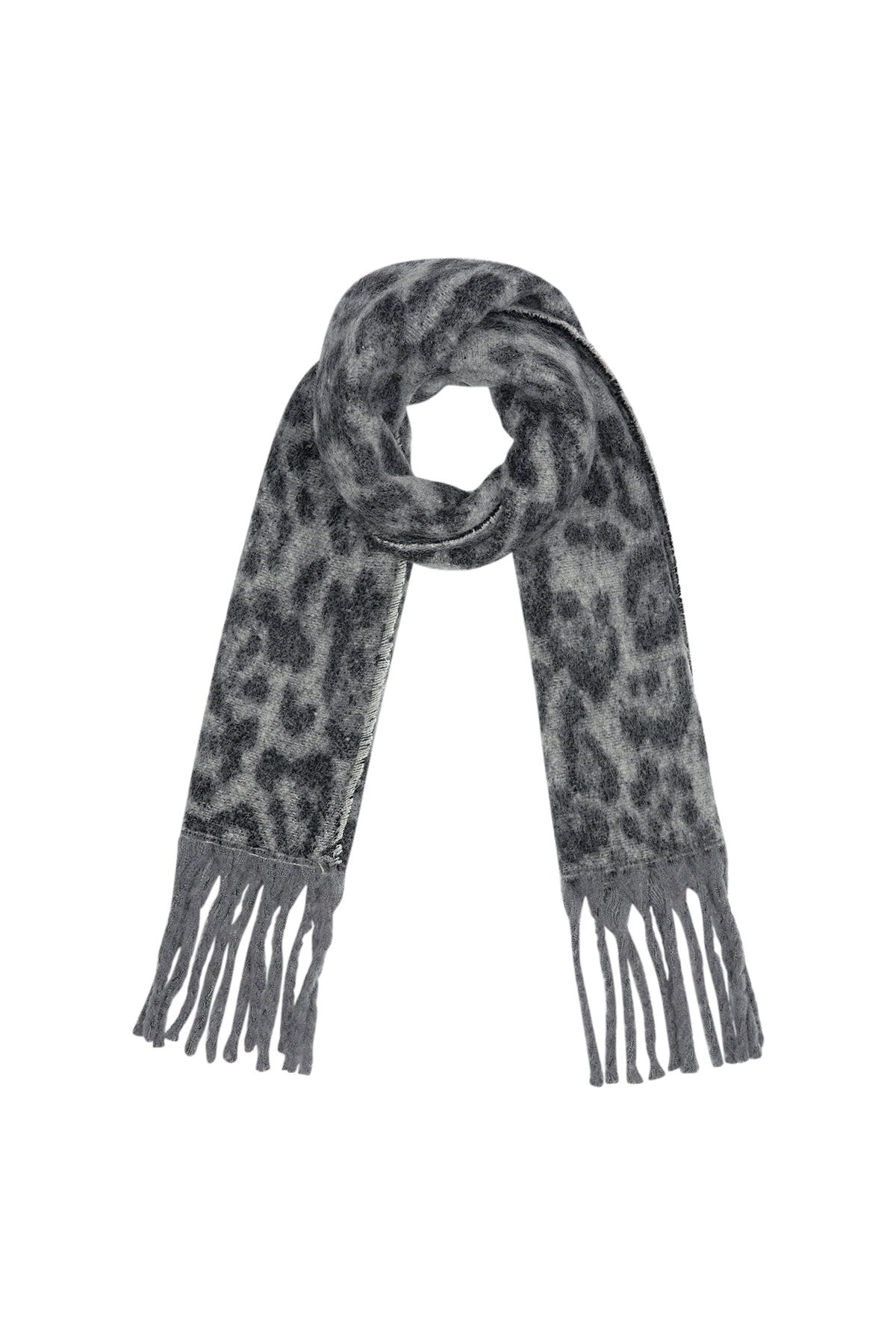 Leopard print scarf
