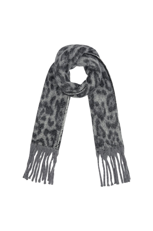 Leopard print scarf