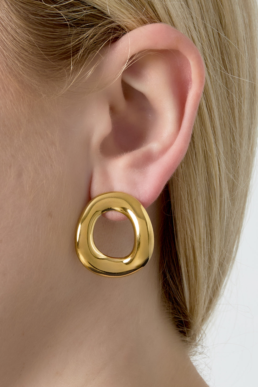 Organic Hoops earrings