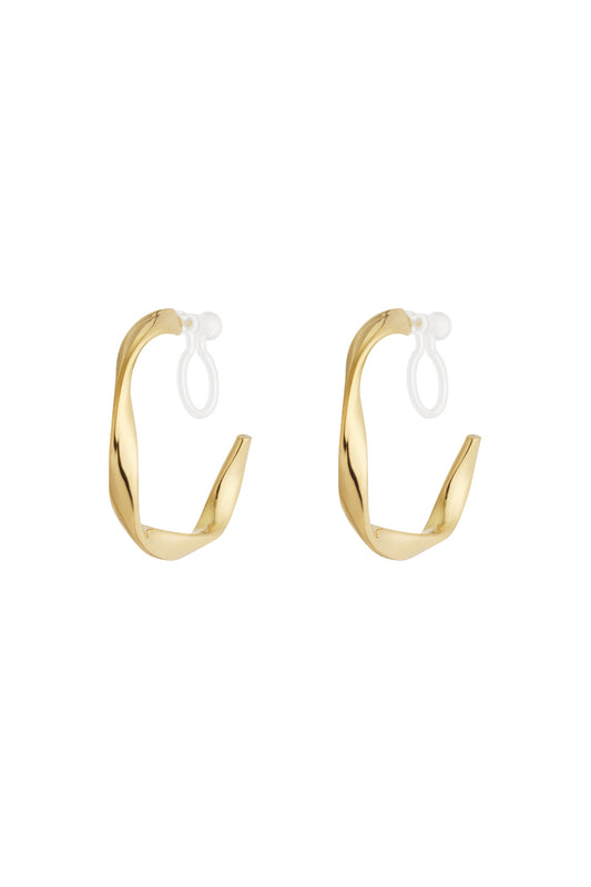 Curve Clip Earrings