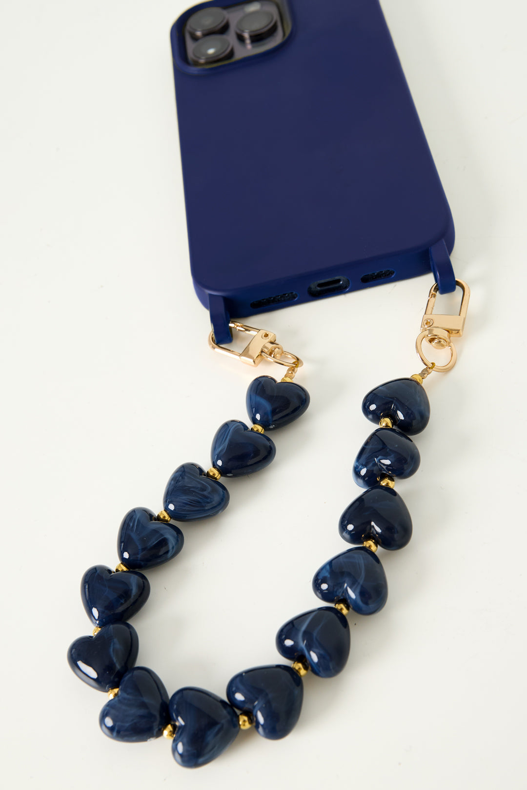 hartjes acryl telefoonkoord