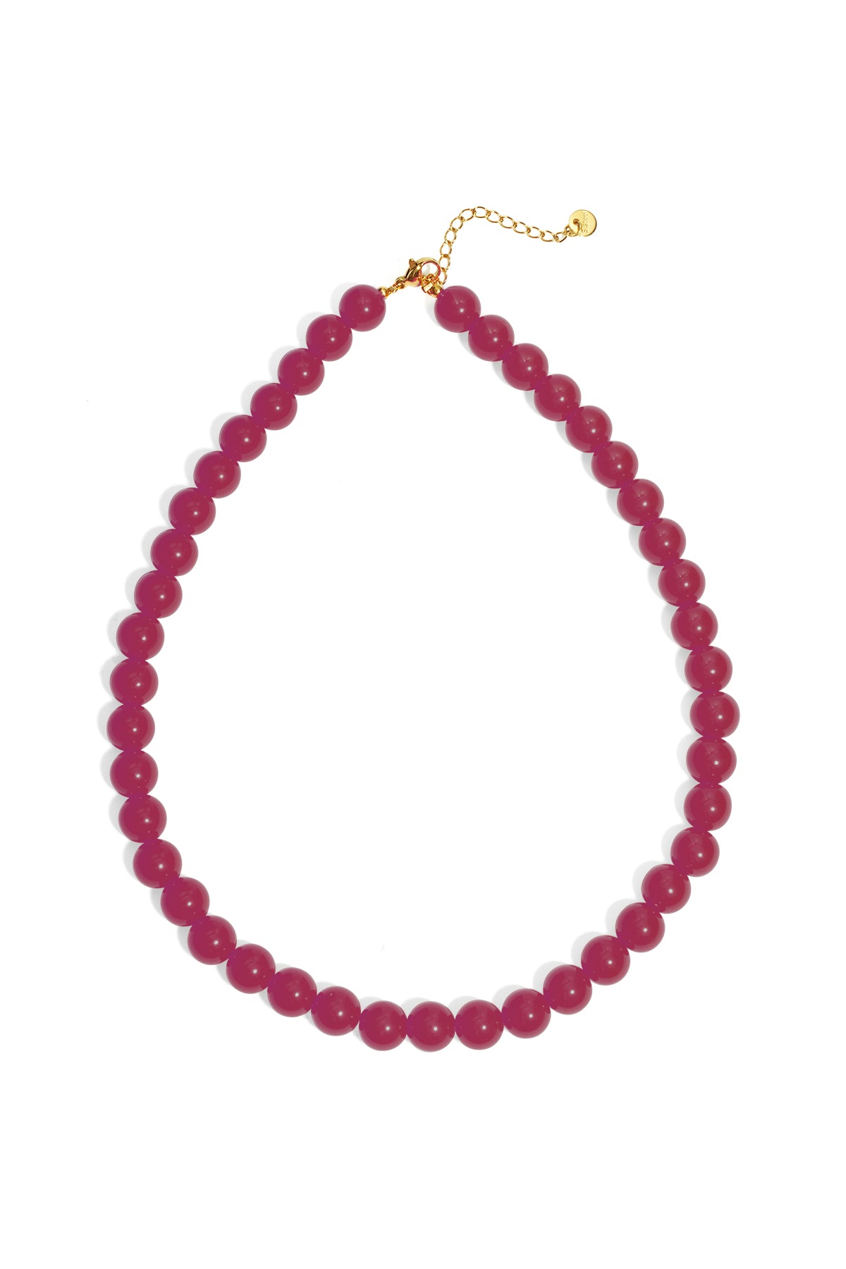 Necklace with medium beads-10mm