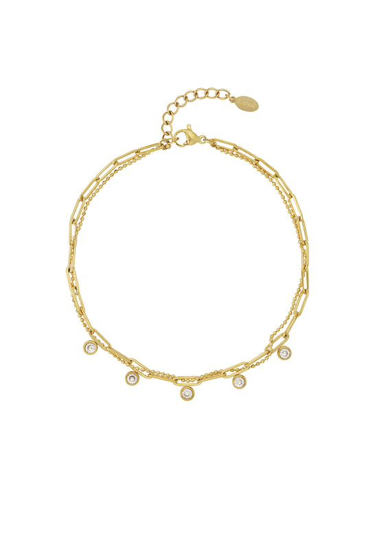 Sparkling Chain Anklet