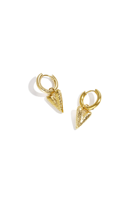 Stainless Steel Drop Earrings Heart Casual Daily Simple Series Women's jewelry