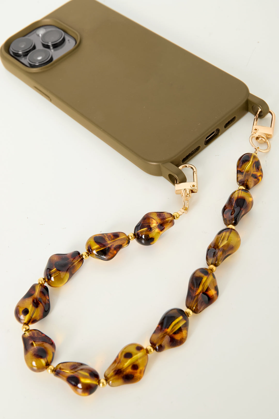 acryl kralen telefoonkoord