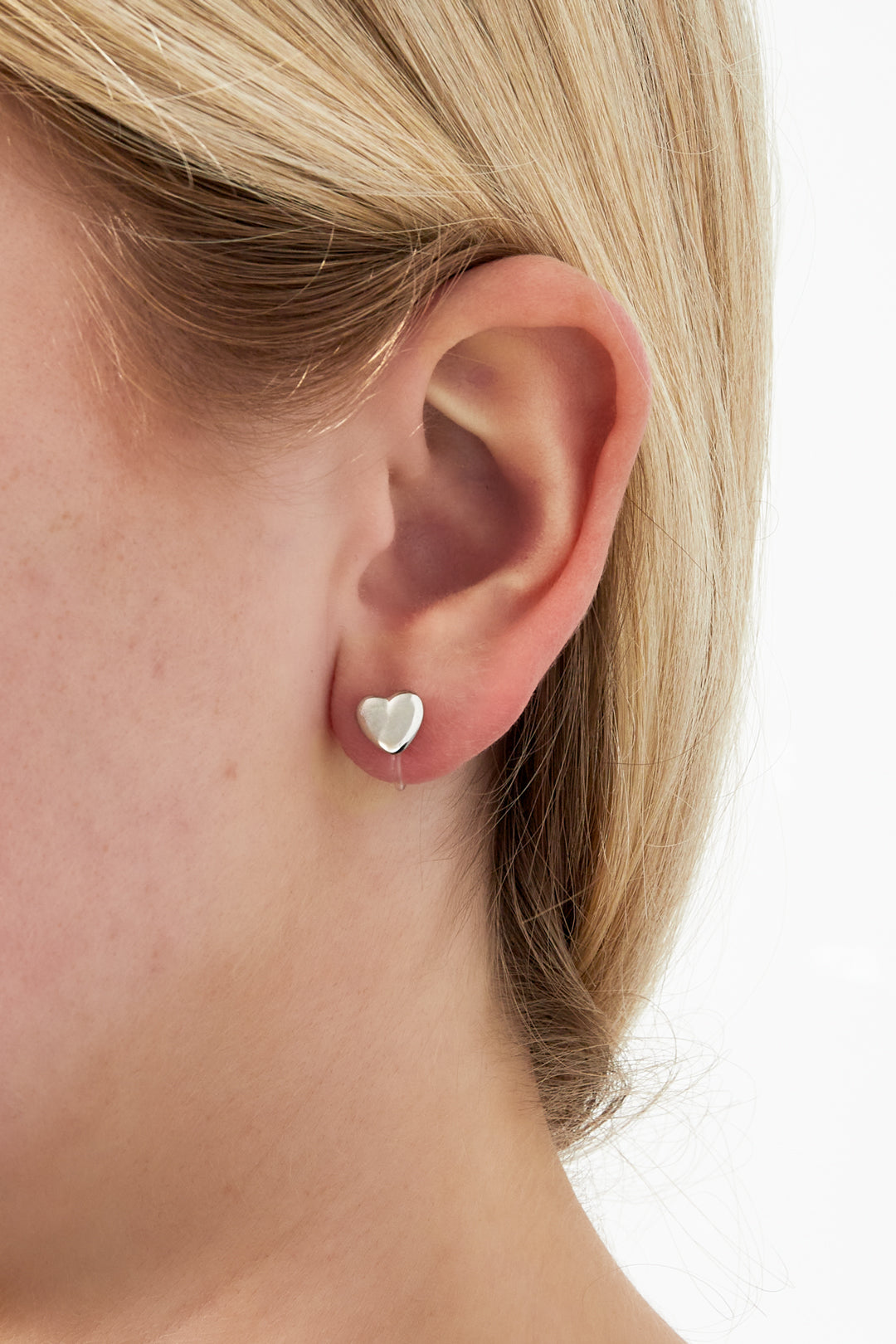 Mini Heart Clip Earrings