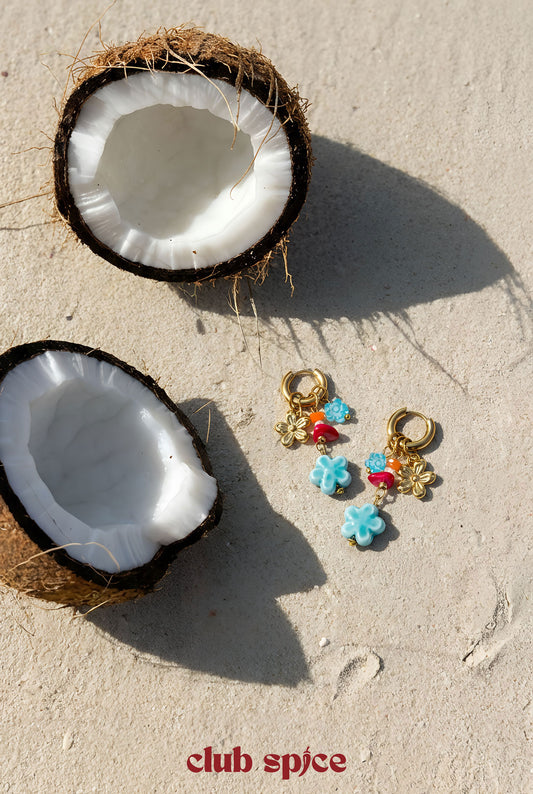 Stainless Steel Drop Earrings Flower Casual Daily Romantic Series Women's jewelry