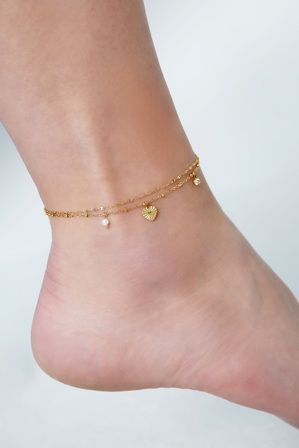 love love love ankle bracelet