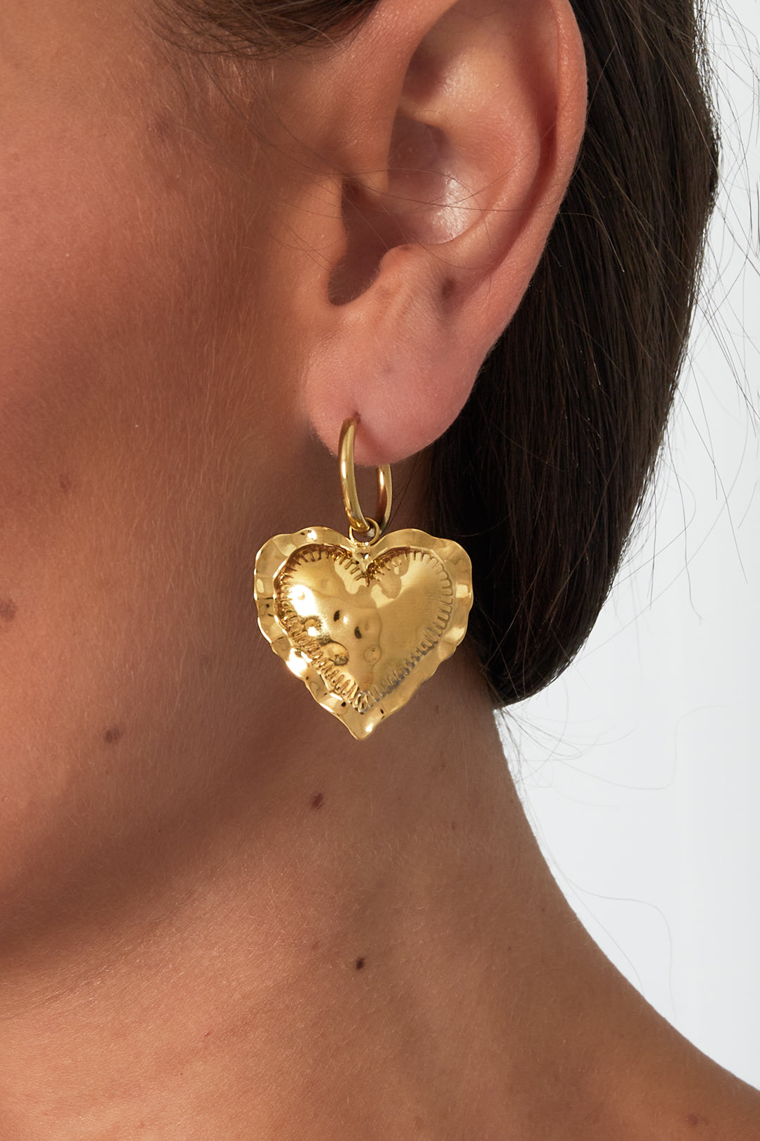 Embrace heart drop Earrings