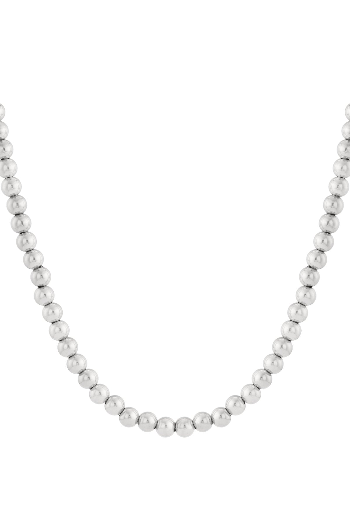 Hollow bead necklace -10mm