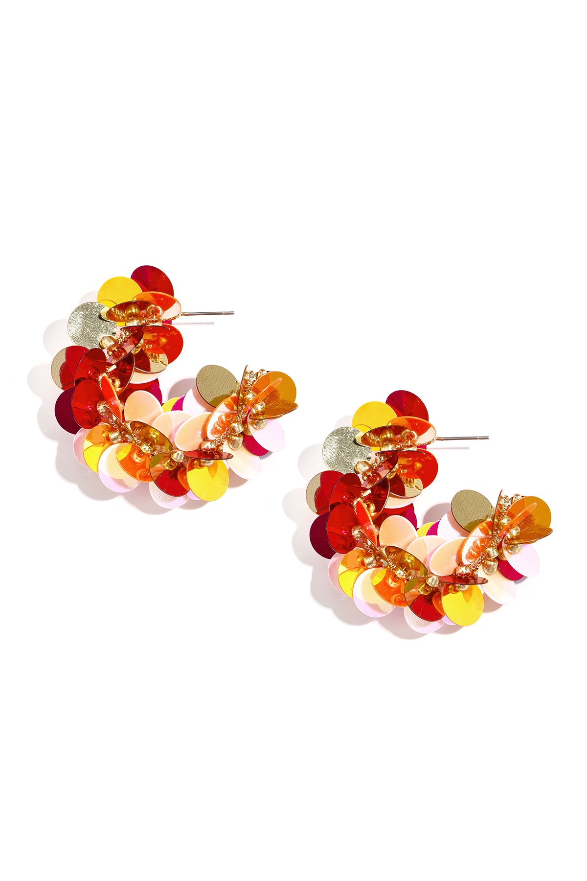 Copper Hoop Earrings Geometric Casual Daily Simple Series Women's jewelry