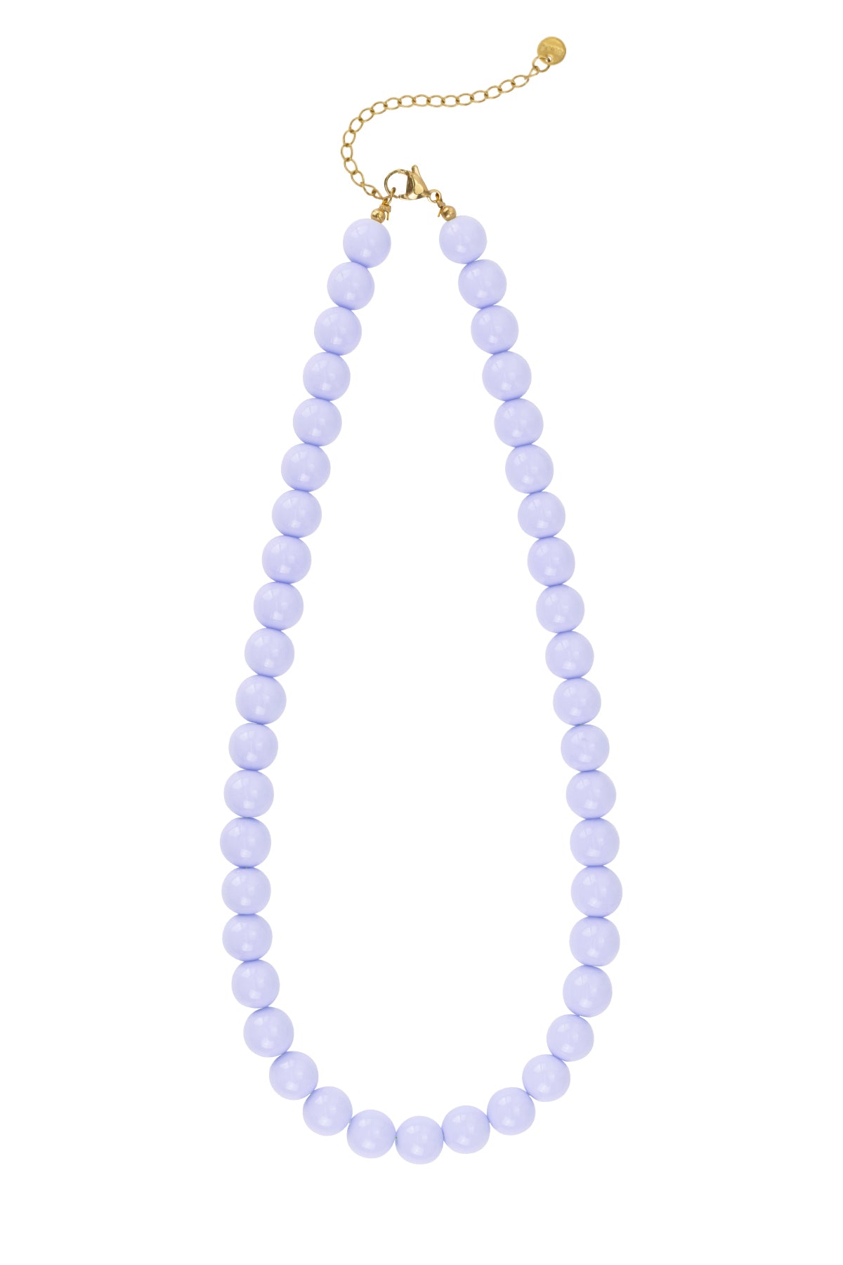 Necklace with medium beads-10mm