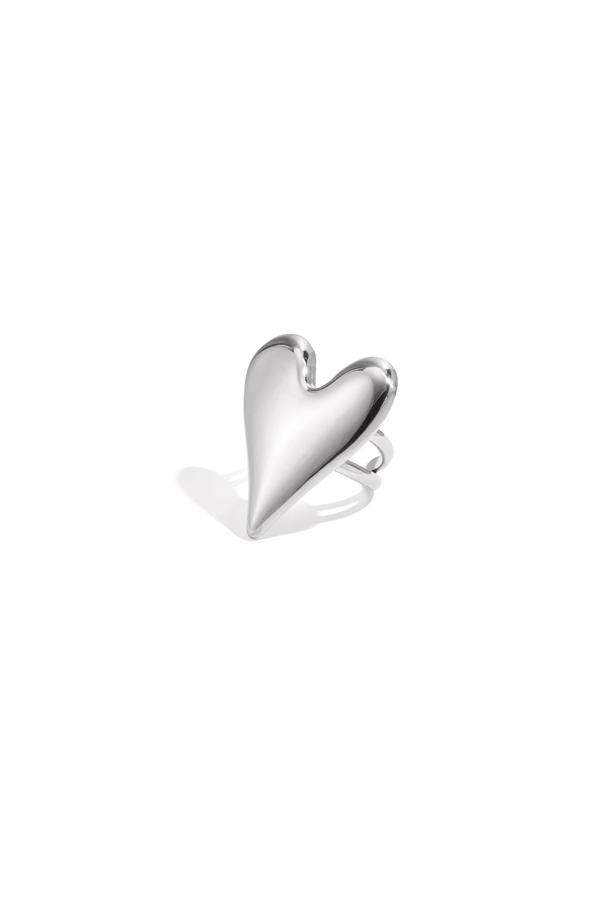 Stainless Steel Statement Rings Heart Casual Daily Simple Series Women's jewelry