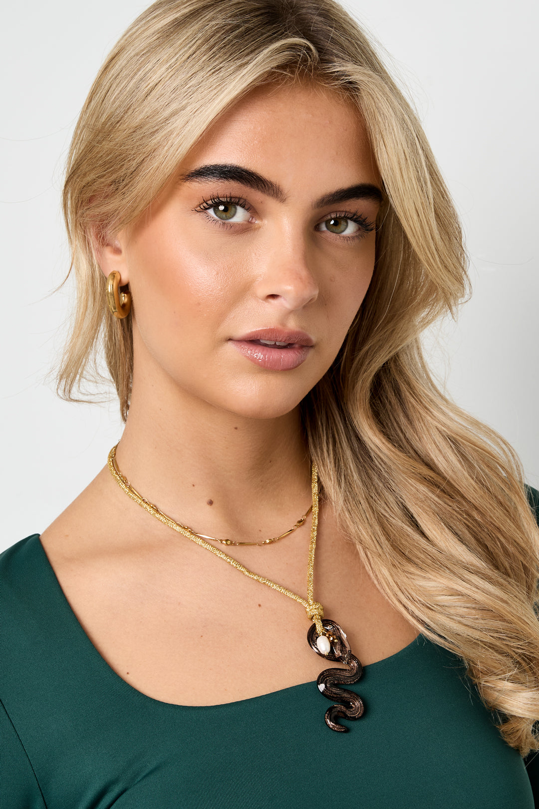 Polyester Pendant necklaces snake Casual Daily Simple Series Women's jewelry